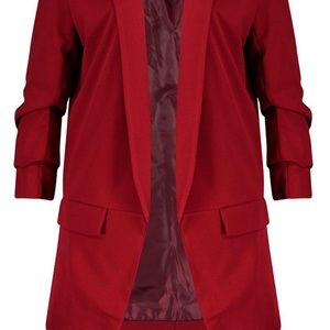 Tall Ruched Blazer, New